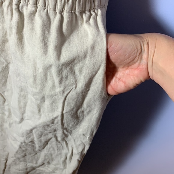 Women's Cream Jumpsuit - Picture 6 of 15